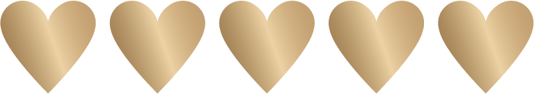 Bewertung mit fünf Herzen